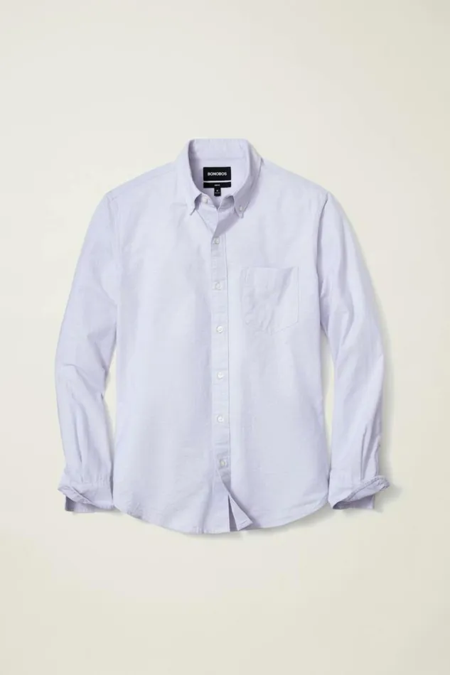 Men Everyday Oxford Shirt Light Lavender Bonobos Business Casual Shirts