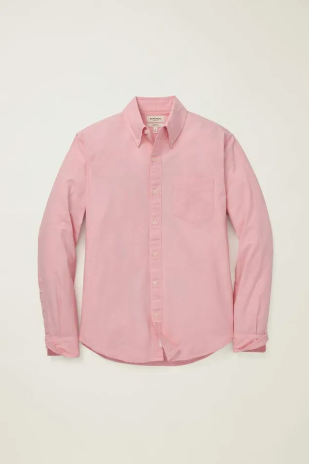 Men Everyday Oxford Shirt Light Pink Rose Bonobos Casual Shirts
