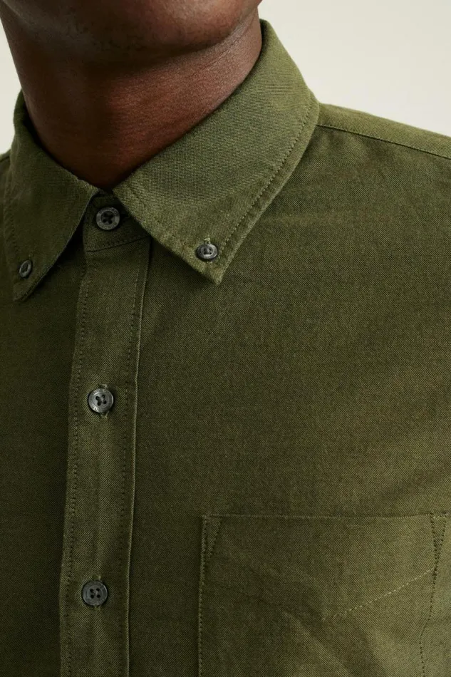 Men Everyday Oxford Shirt Olive Bonobos Business Casual Shirts