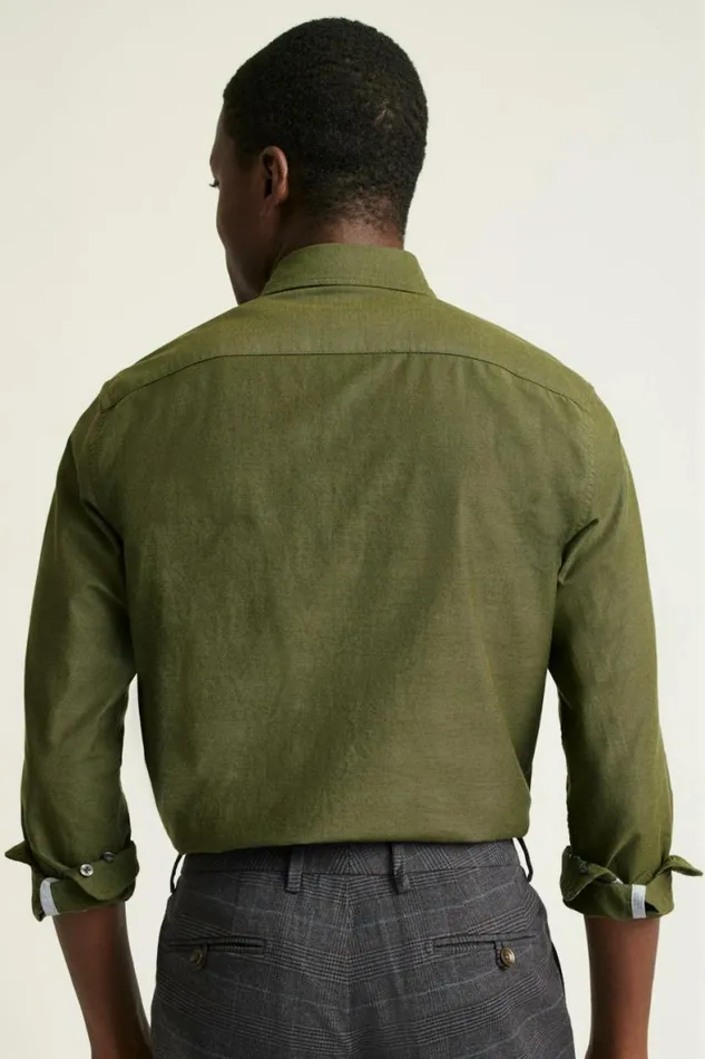 Men Everyday Oxford Shirt Olive Bonobos Business Casual Shirts