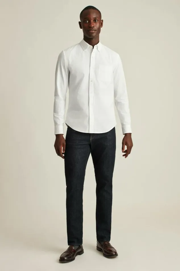 Men Everyday Oxford Shirt White Bonobos Casual Shirts