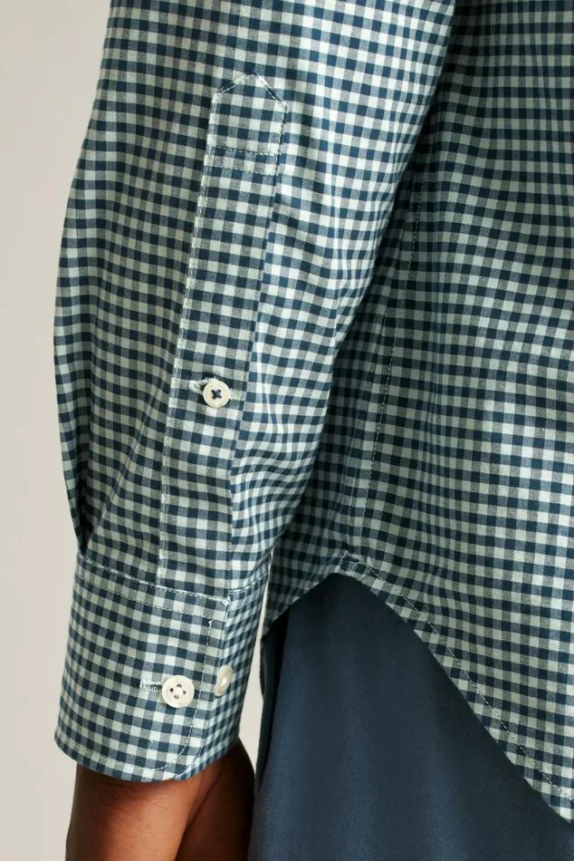 Men Everyday Shirt Navy Blue Gingham Bonobos Business Casual Shirts