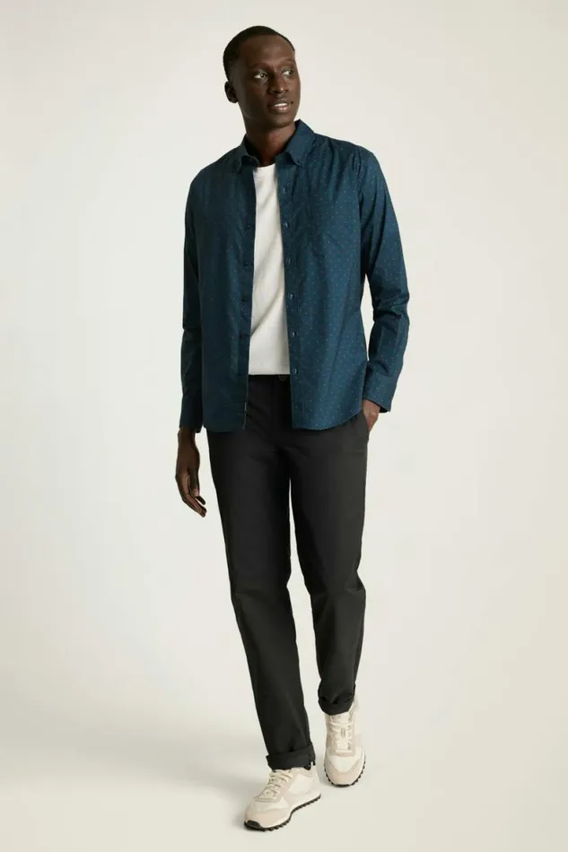 Men Everyday Shirt Navy Diamond Geo Bonobos Casual Shirts