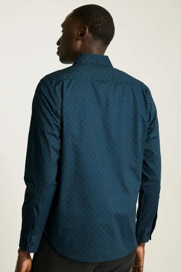 Men Everyday Shirt Navy Diamond Geo Bonobos Casual Shirts