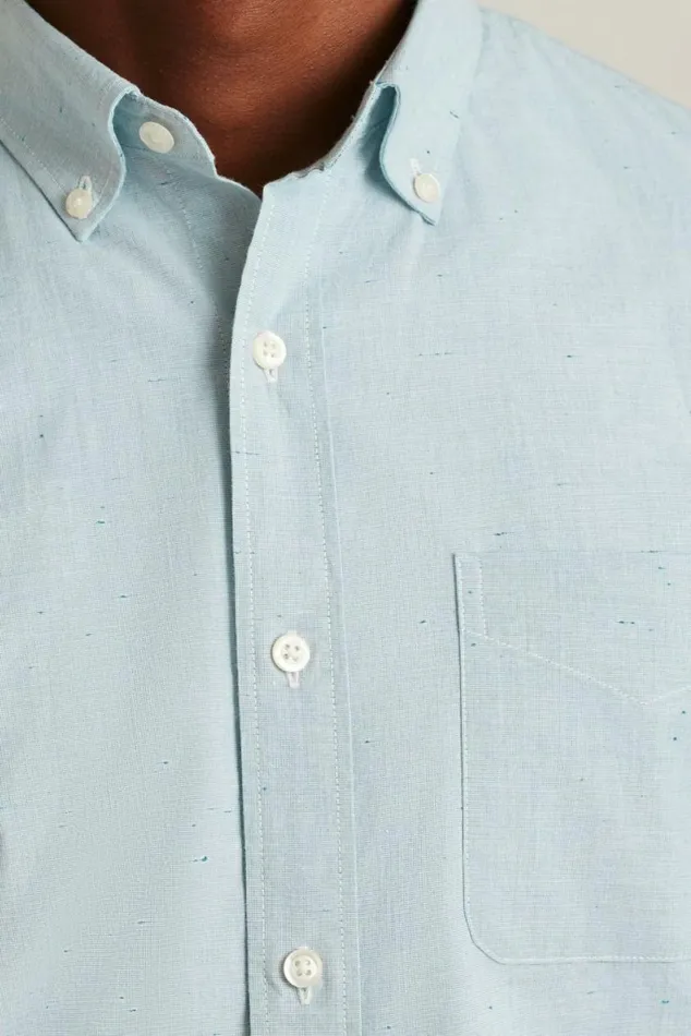 Men Everyday Shirt Pacific Blue Texture Bonobos Business Casual Shirts