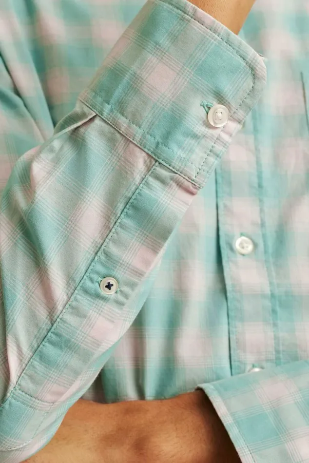 Men Everyday Shirt Pinkesque Plaid Bonobos Business Casual Shirts