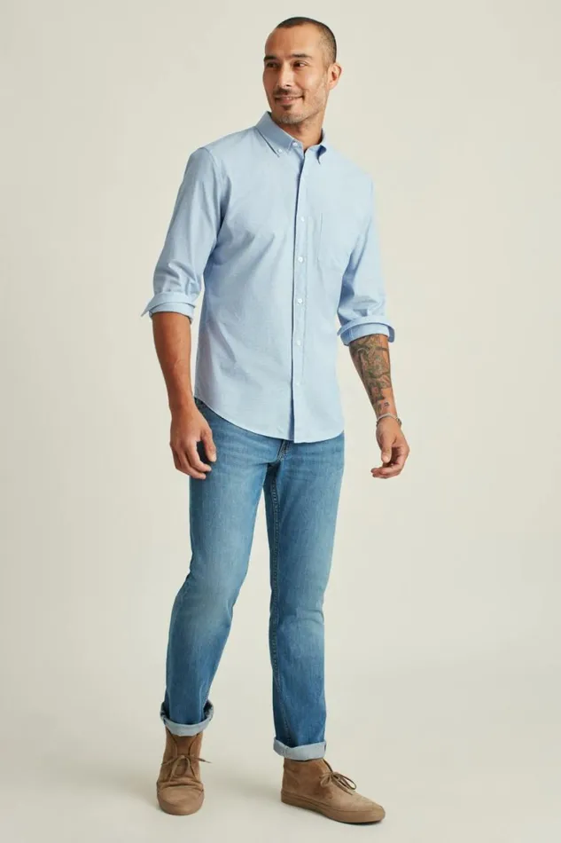 Men Everyday Shirt River Blue End On End Bonobos Casual Shirts