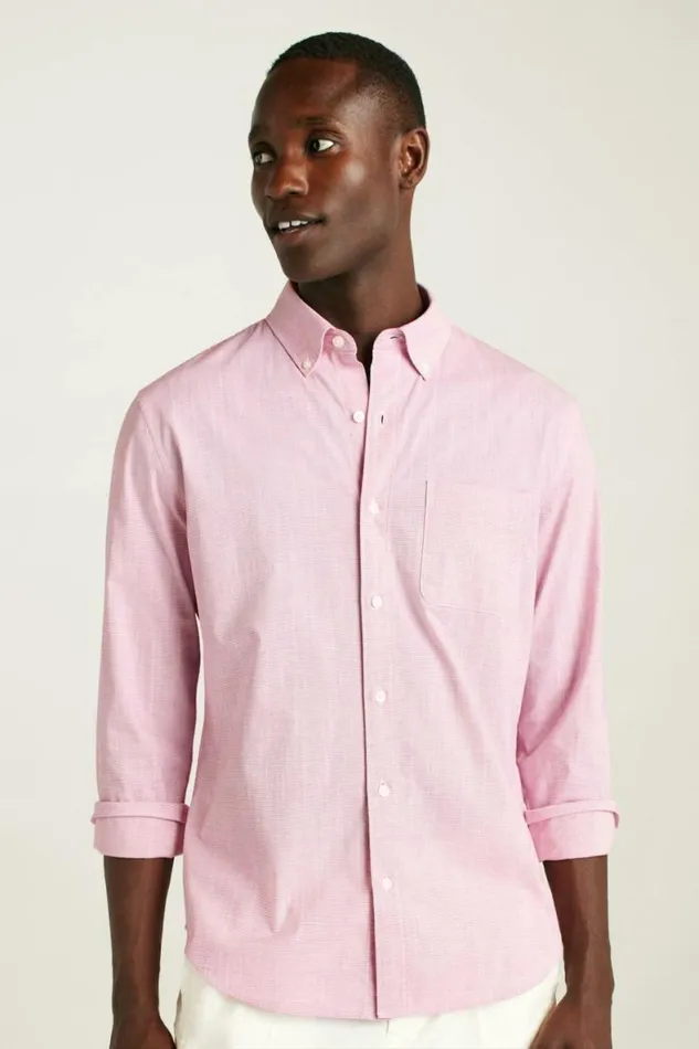 Men Everyday Shirt Sangria Oxnard Stripe Bonobos Business Casual Shirts