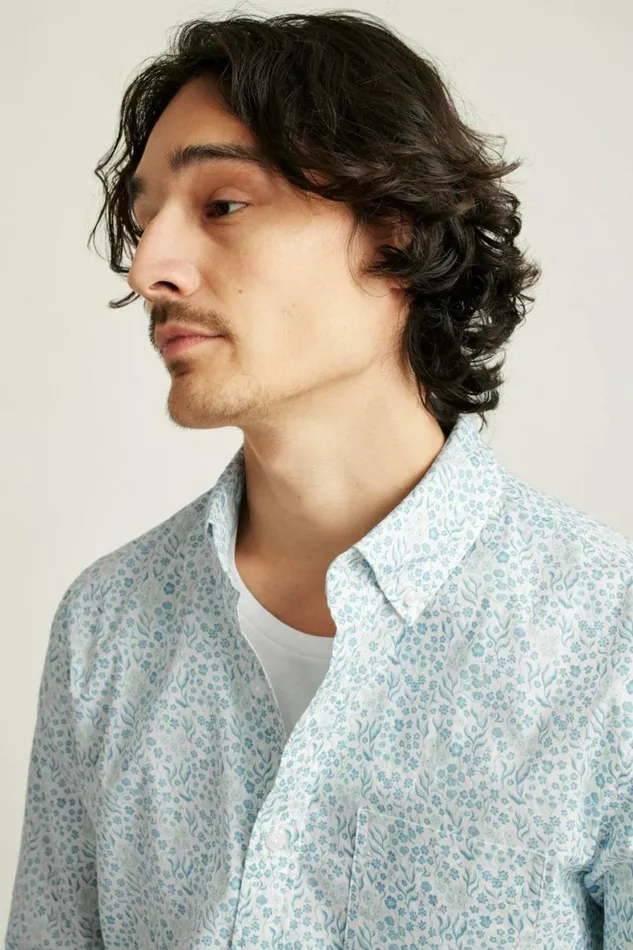 Men Everyday Shirt Sky Blue Garden Bonobos Business Casual Shirts