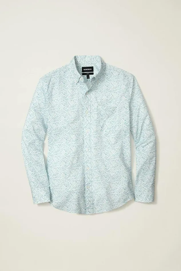 Men Everyday Shirt Sky Blue Garden Bonobos Business Casual Shirts