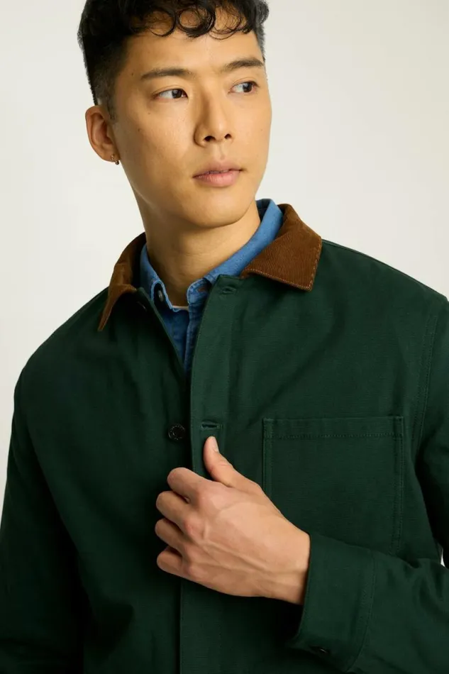 Men Fleece Lined Ranch Jacket Ponderosa Pine Bonobos Overshirts