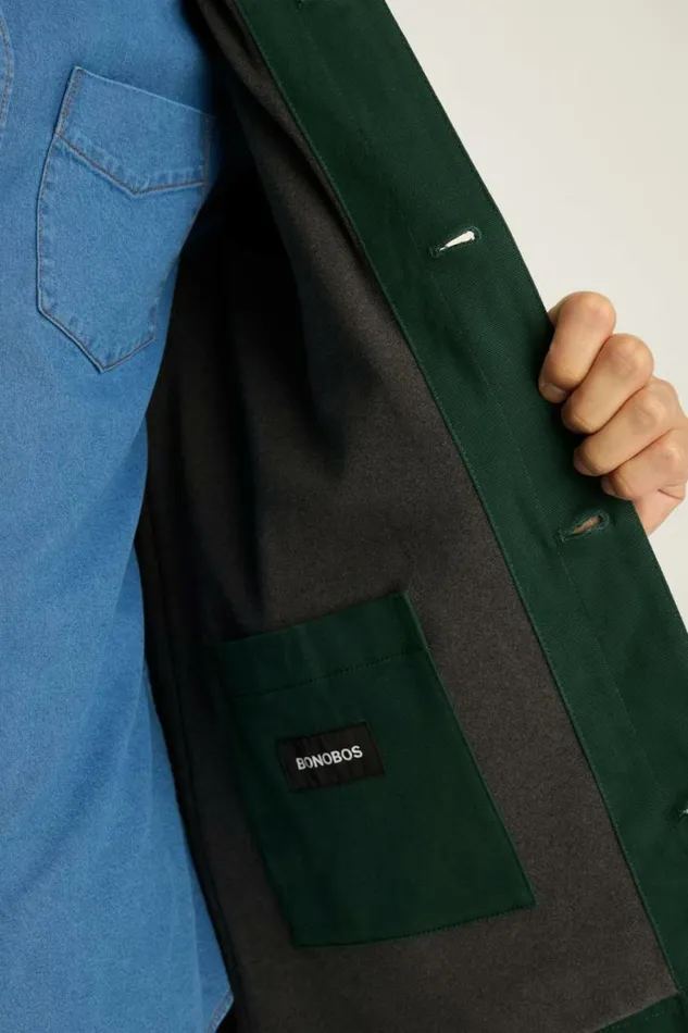 Men Fleece Lined Ranch Jacket Ponderosa Pine Bonobos Overshirts