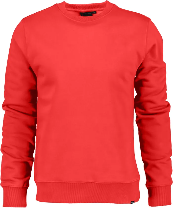 Men Fyn Sweater Pomme Red Didriksons Hoodies and Sweatshirts