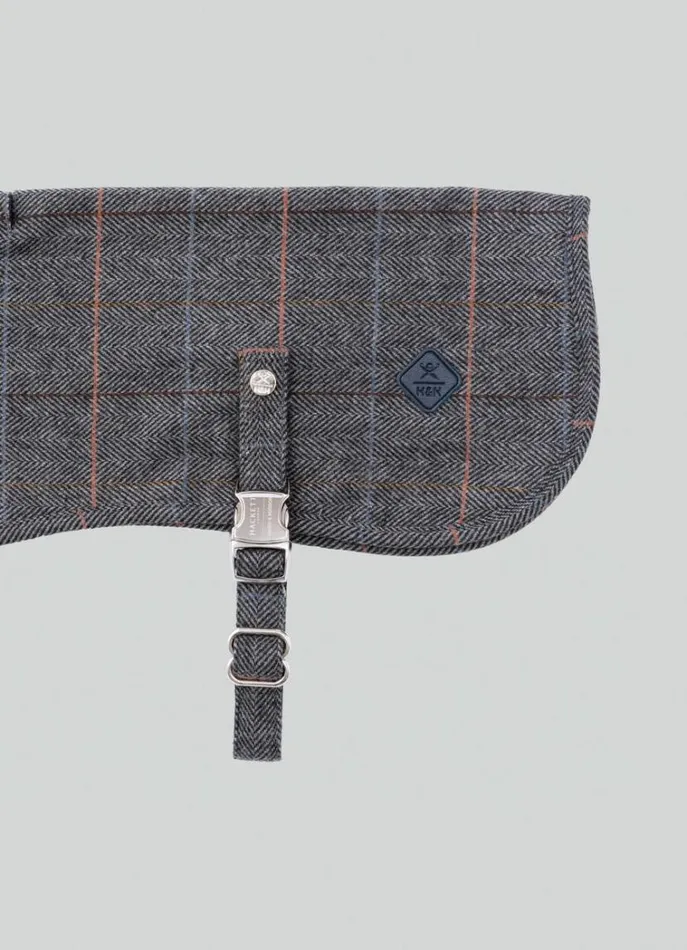 Men Hackett X Hugo and Hudson Hackett London Checked Jacket For Dogs 8211 Medium Grey