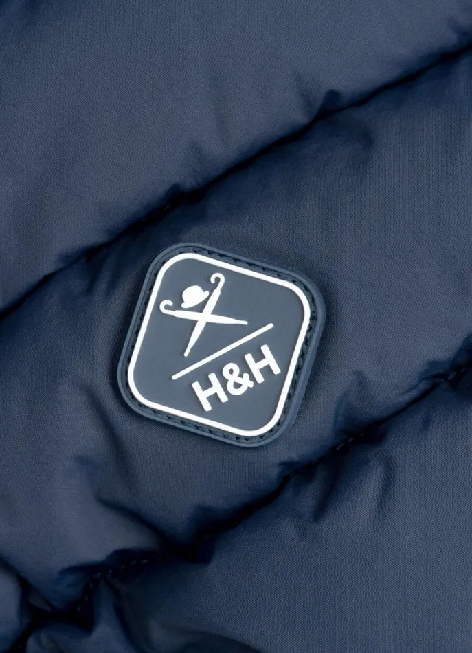 Men Hackett X Hugo and Hudson Hackett London Reversible Puffer Jacket For Dogs 8211 Small Winenavy