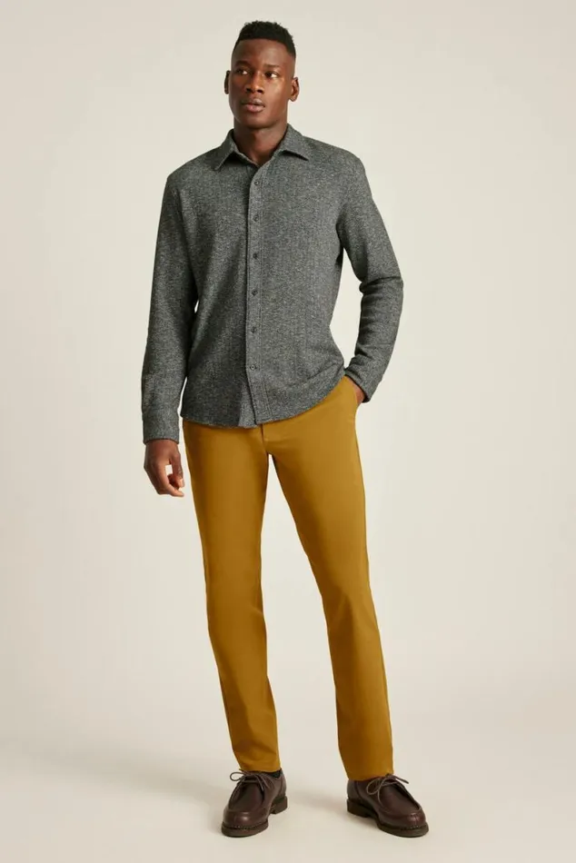Men Heavyweight Jersey Shirt Charcoal Herringbone Bonobos Business Casual Shirts Men Heavyweight Jersey Shirt Charcoal Herringbone Bonobos Business Casual Shirts