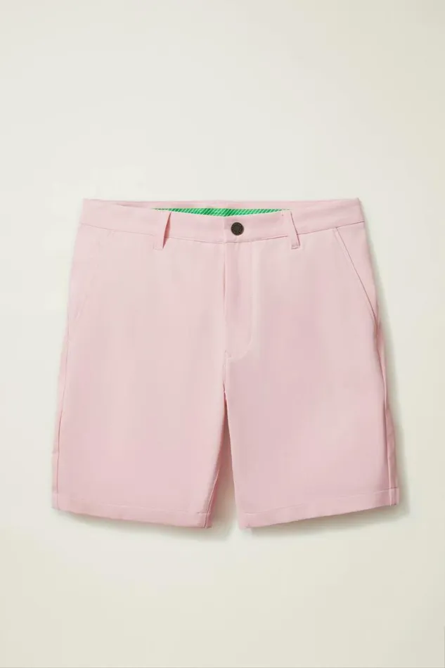 Men Highland Tour Golf Shorts Rose Petal Bonobos Golf Shorts