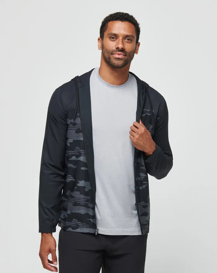 Men Hoodies and Sweatshirts TravisMathew CAMO TECH HOODIE Black