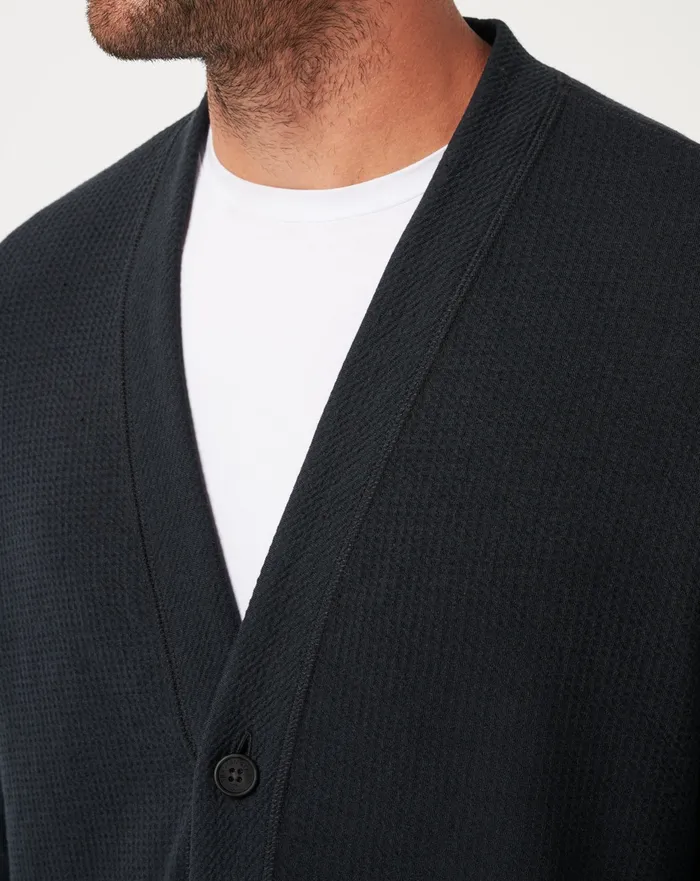 Men Hoodies and Sweatshirts TravisMathew PRISTINE SHORE CARDIGAN Black
