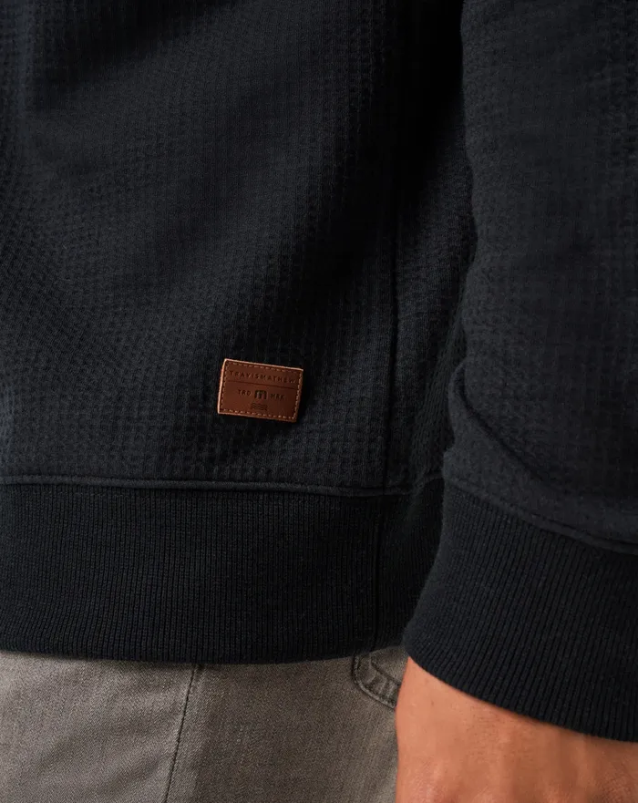 Men Hoodies and Sweatshirts TravisMathew PRISTINE SHORE CARDIGAN Black