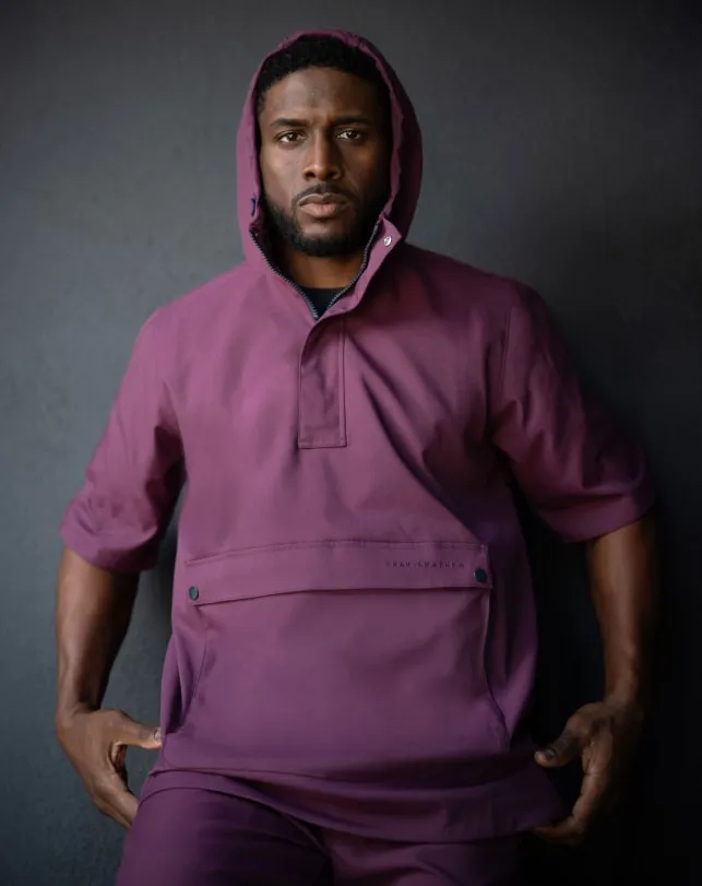 Men Hoodies and Sweatshirts TravisMathew SPORT MODE HOODIE Mauve Wine