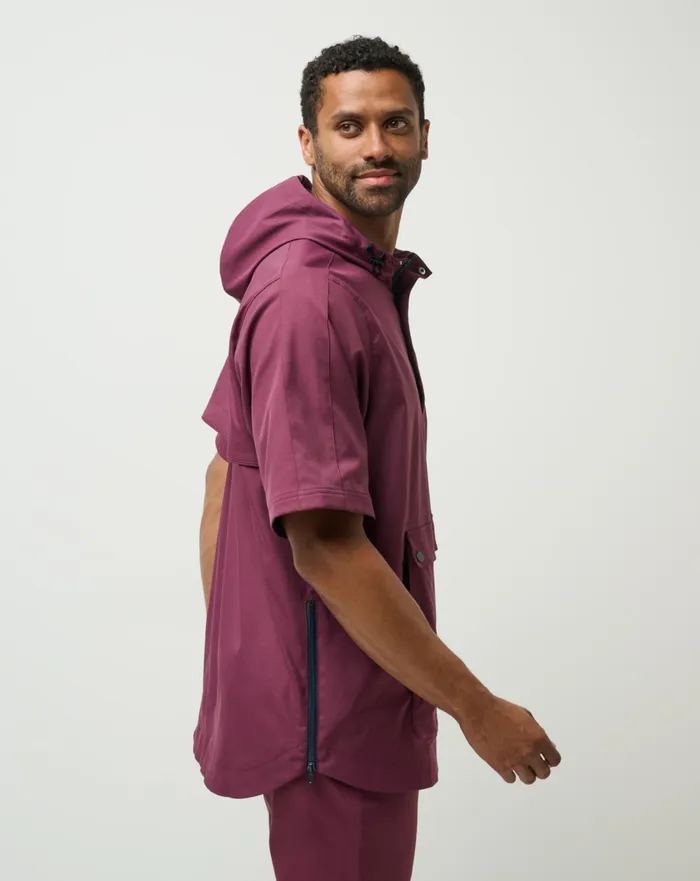 Men Hoodies and Sweatshirts TravisMathew SPORT MODE HOODIE Mauve Wine