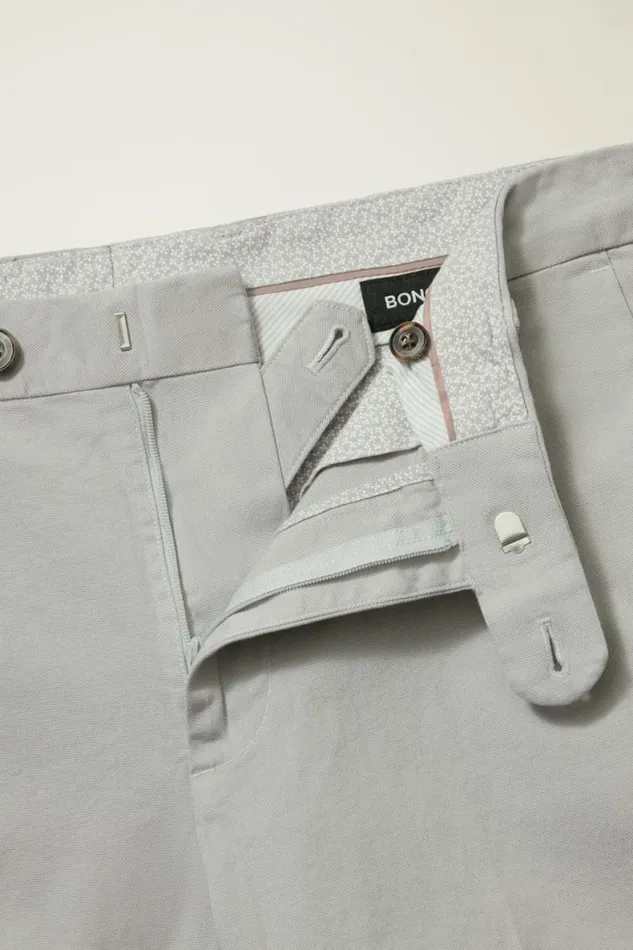 Men Italian Stretch Chino Shorts Silver Mist Bonobos Chino Shorts