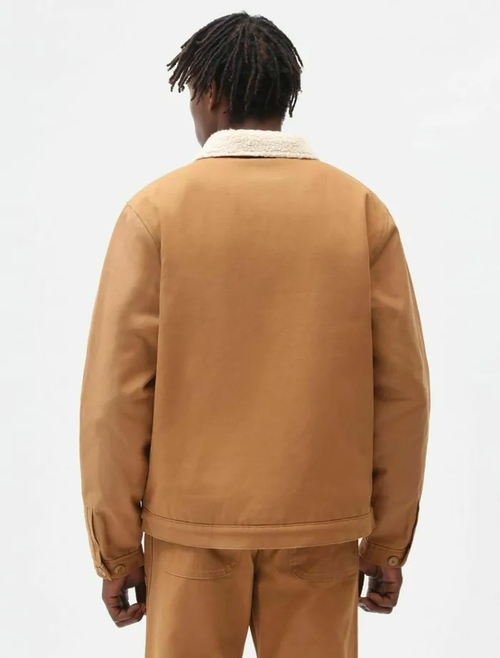 Men Jackets Dickies Duck Canvas Deck Jacket Brown Duck
