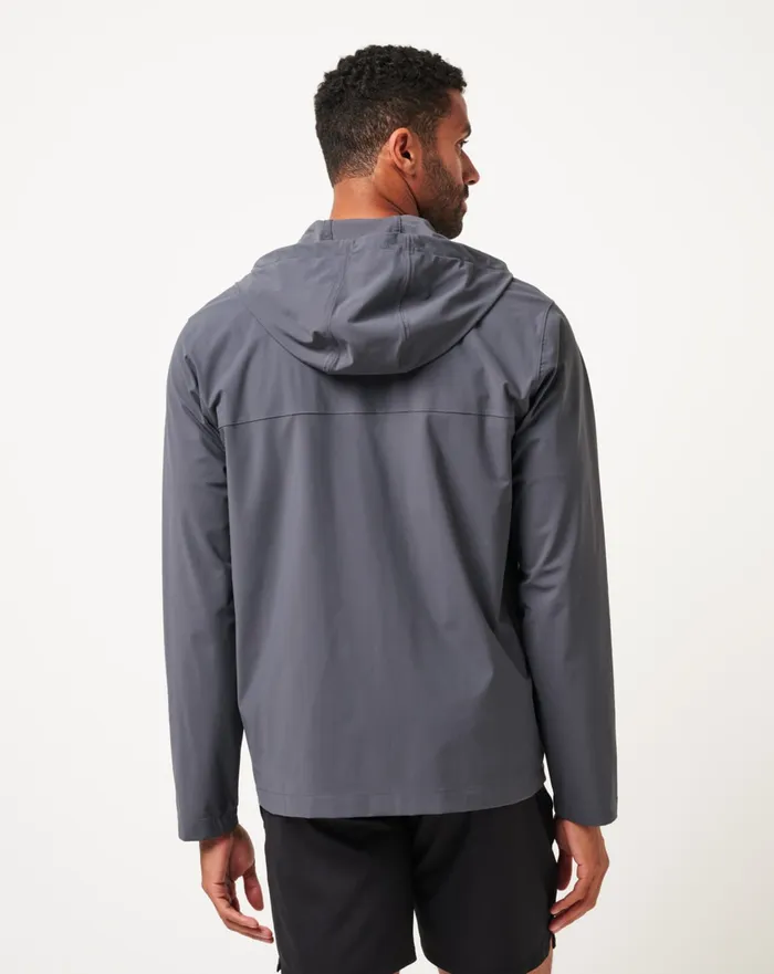 Men Jackets TravisMathew WALKING TOUR FULL ZIP Ebony