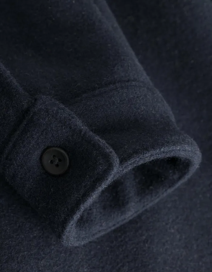 Men Jason Wool Overshirt 20 8211 Dark Navy Les Deux ShirtsOvershirts