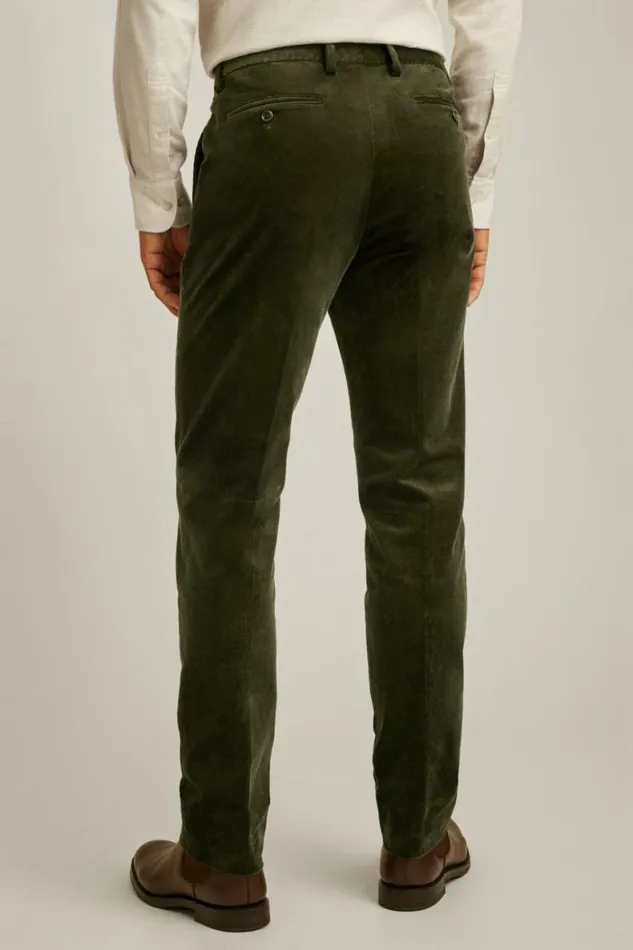 Men Jetsetter Italian Corduroy Dress Pant Olive Bonobos Dress Pants