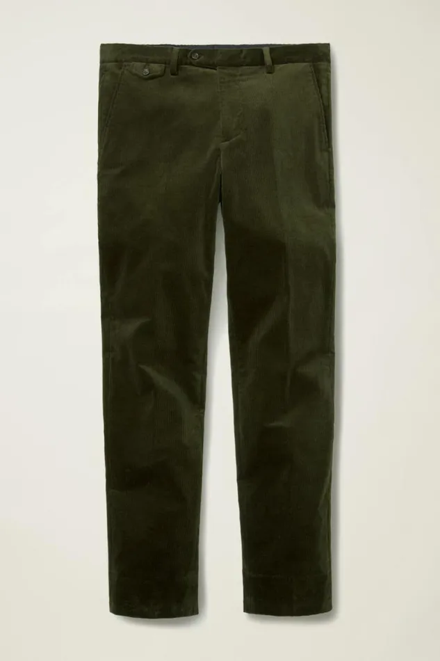 Men Jetsetter Italian Corduroy Dress Pant Olive Bonobos Dress Pants