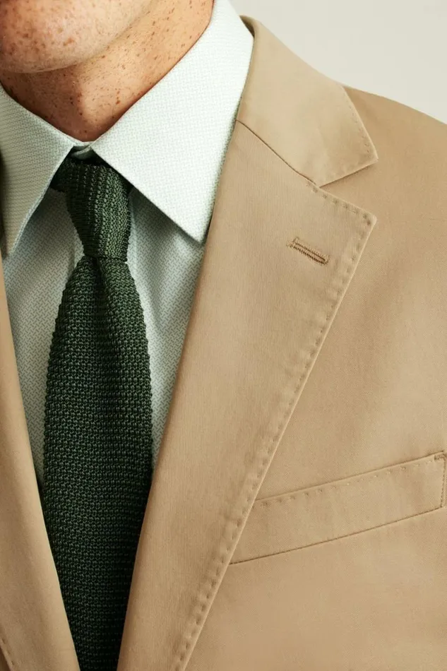 Men Jetsetter Italian Cotton Blazer British Khaki Bonobos Blazers and Sport Coats
