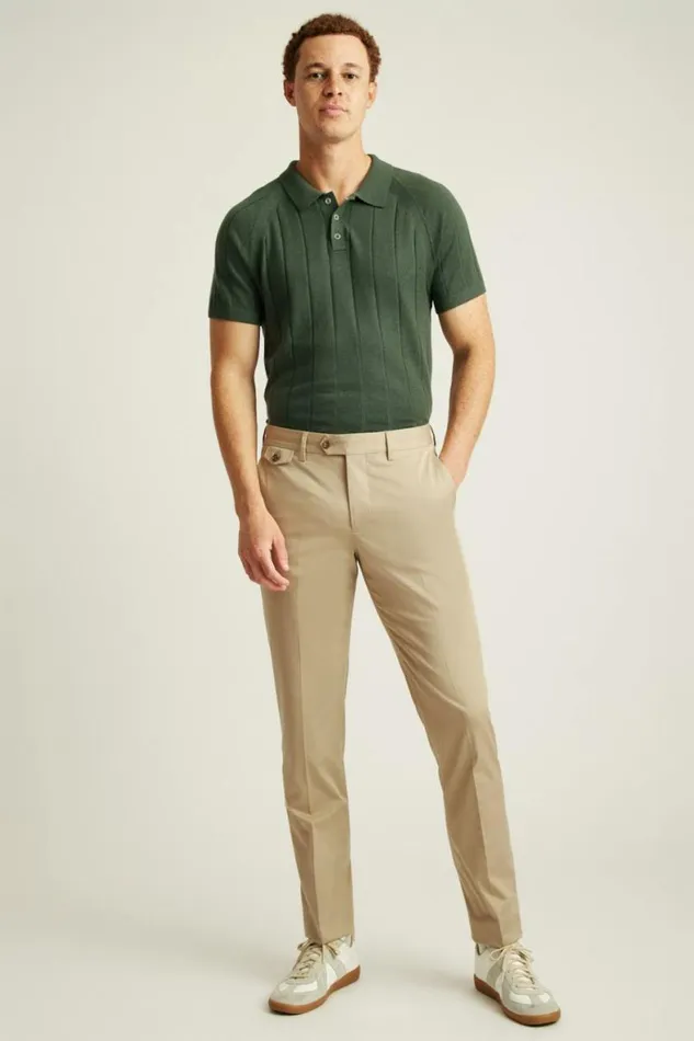 Men Jetsetter Italian Cotton Dress Pant British Khaki Bonobos Dress Pants