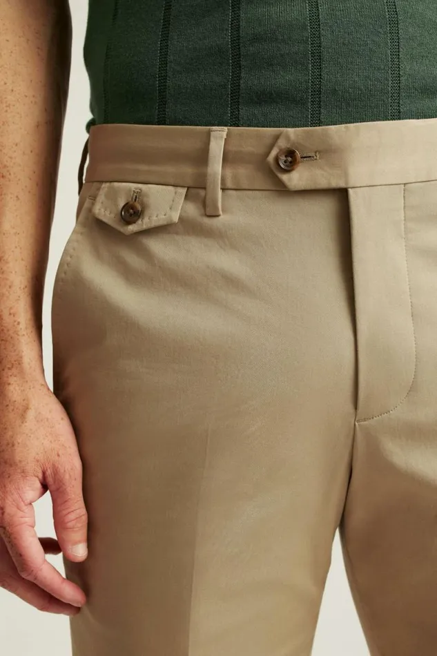 Men Jetsetter Italian Cotton Dress Pant British Khaki Bonobos Dress Pants