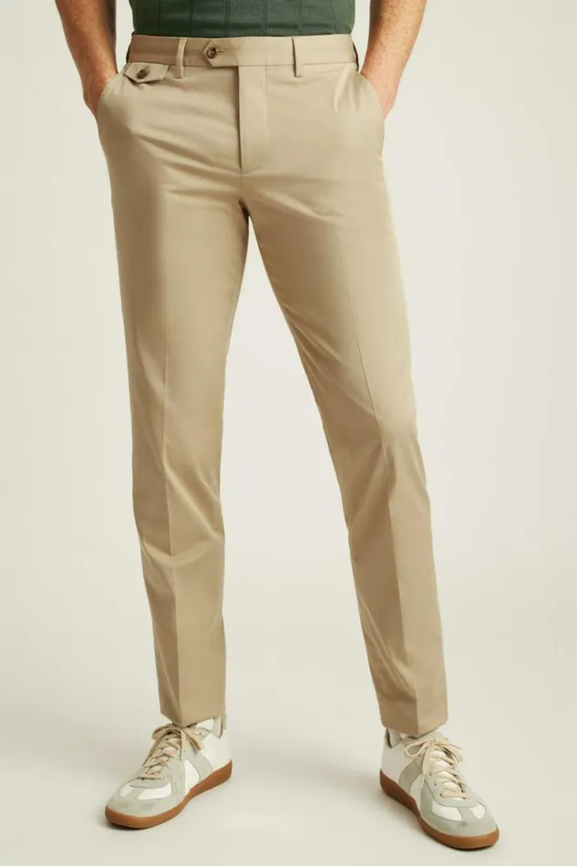 Men Jetsetter Italian Cotton Dress Pant British Khaki Bonobos Dress Pants