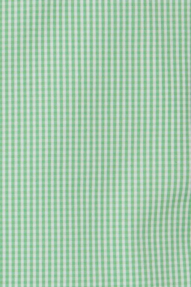 Men Jetsetter Stretch Dress Shirt Green Mini Gingham Bonobos Business Casual Shirts