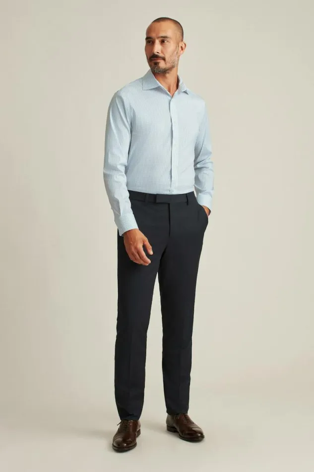 Men Jetsetter Stretch Dress Shirt Serenity Blue Windowpane Bonobos Business Casual Shirts Men Jetsetter Stretch Dress Shirt Serenity Blue Windowpane Bonobos Business Casual Shirts