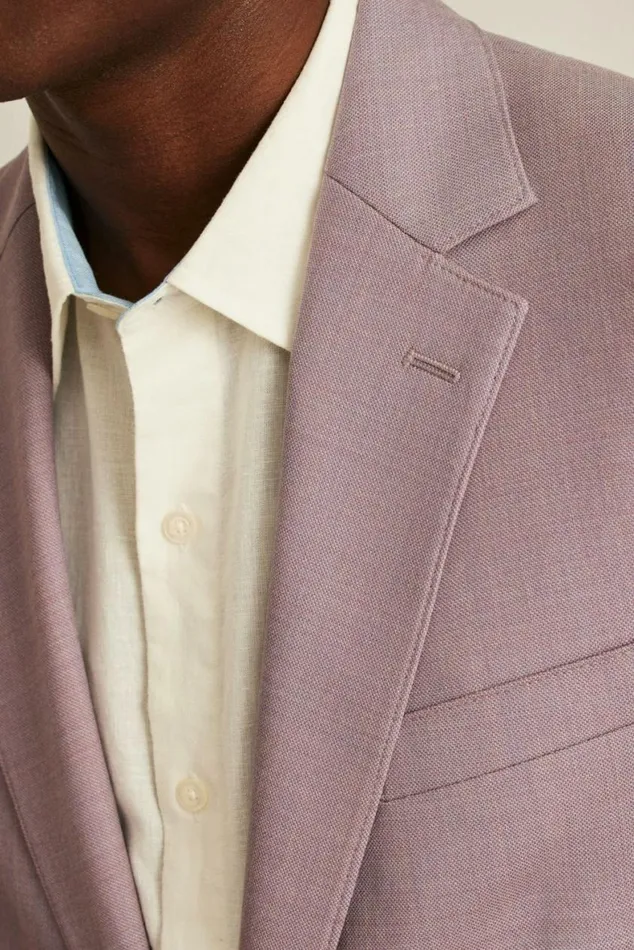 Men Jetsetter Wool Blazer Dusty Rose Bonobos Blazers and Sport Coats