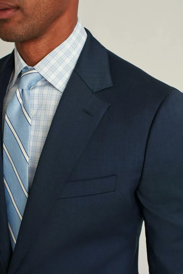 Men Jetsetter Wool Blazer Light Navy Bonobos Blazers and Sport Coats