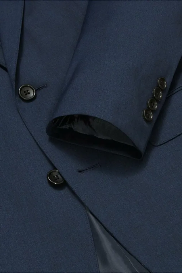 Men Jetsetter Wool Blazer Light Navy Bonobos Blazers and Sport Coats