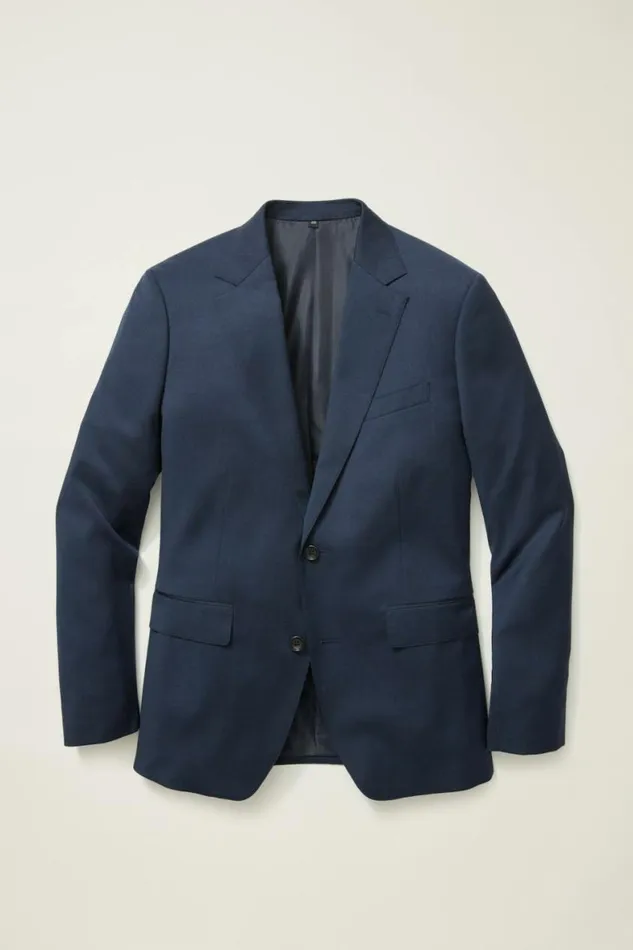 Men Jetsetter Wool Blazer Light Navy Bonobos Blazers and Sport Coats