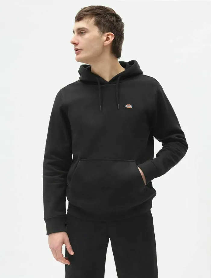 Men Jumpers and Sweatshirts Dickies Oakport Hoodie Black