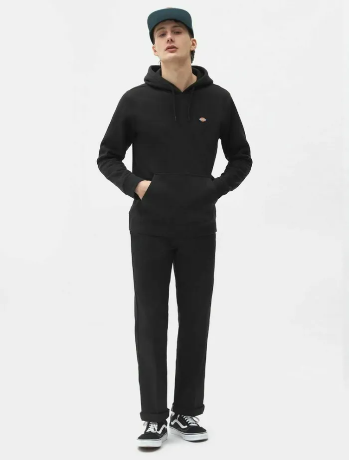 Men Jumpers and Sweatshirts Dickies Oakport Hoodie Black