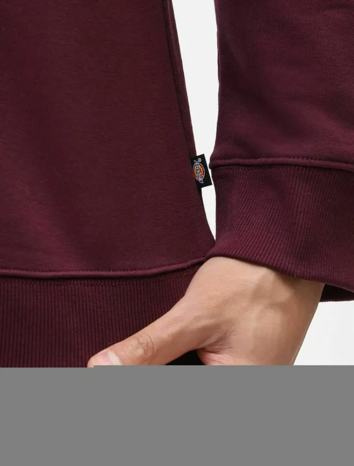 Men Jumpers and Sweatshirts Dickies Oakport Sweatshirt Maroon