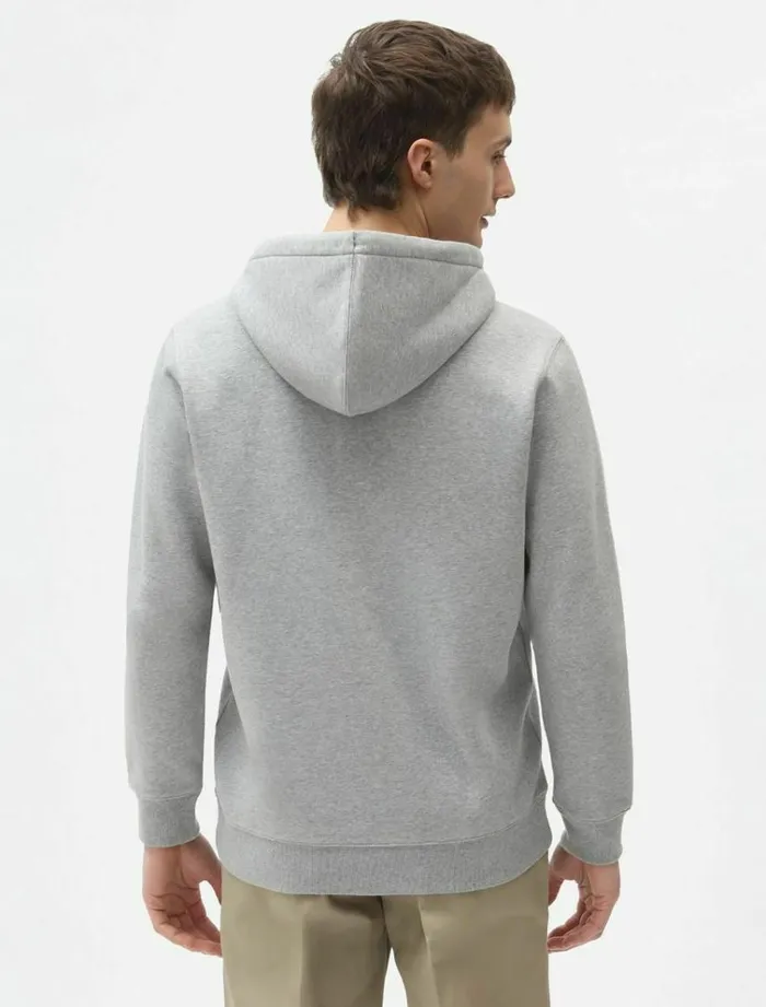 Men Jumpers and Sweatshirts Dickies Oakport Zip Hoodie Grey Melange
