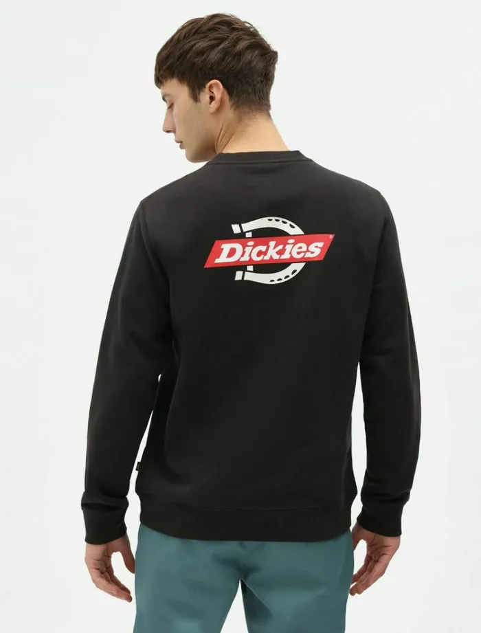 Men Jumpers and Sweatshirts Dickies Ruston Sweatshirt Black
