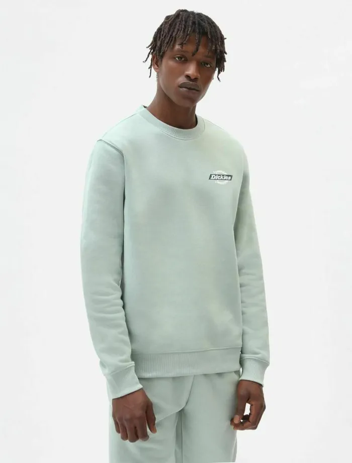 Men Jumpers and Sweatshirts Dickies Ruston Sweatshirt Jadeite