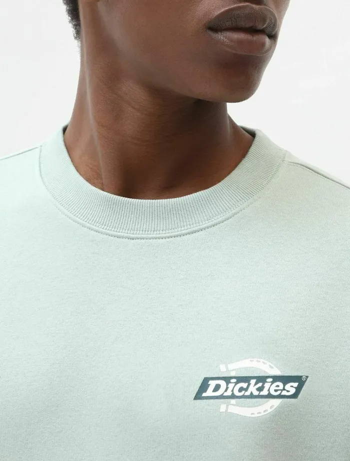Men Jumpers and Sweatshirts Dickies Ruston Sweatshirt Jadeite