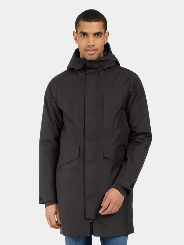 Men Kenny Parka Black Didriksons Autumn Jackets